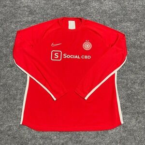 Portland Thorns Sweatshirt Womens XL Red #43 Autumn Smithers Player Issued NWSL